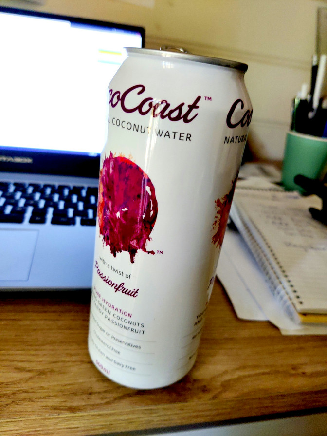 A coconut water can